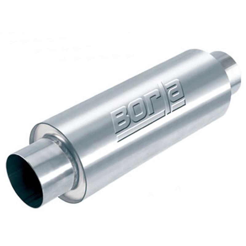Borla XR-1 Multi-Core 3in Ctr-Ctr Round 16in x 6.25in Rotary Engine Equipped Racing Muffler-SR1 Performance