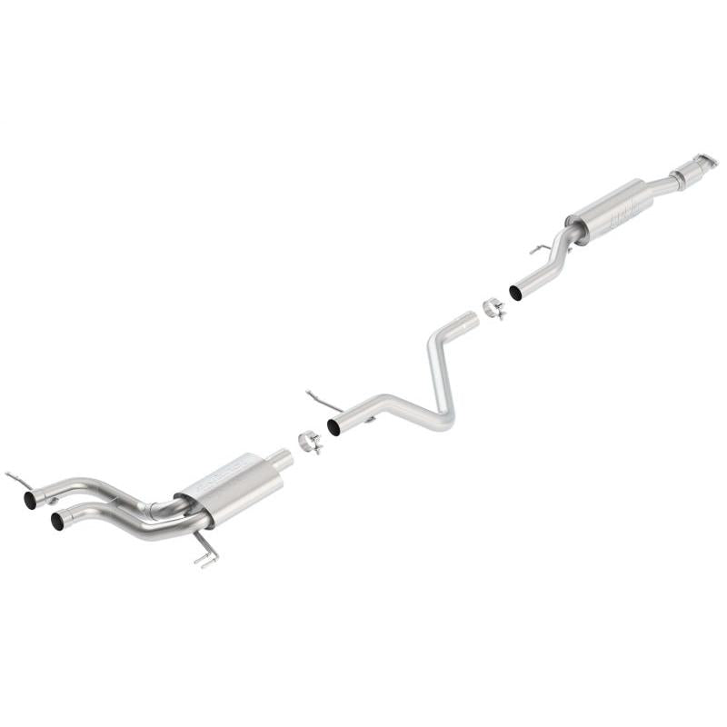 Borla 13-15 Hyundai Veloster Turbo 1.6L AT/MT FWD 2dr Dual Center Rear Exit Cat-Back Exhaust-SR1 Performance