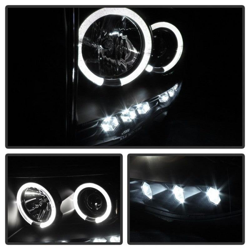 Spyder Dodge Ram 1500 02-05/Ram 2500 03-05 Projector Headlights LED Halo LED Blk PRO-YD-DR02-HL-BK-SR1 Performance