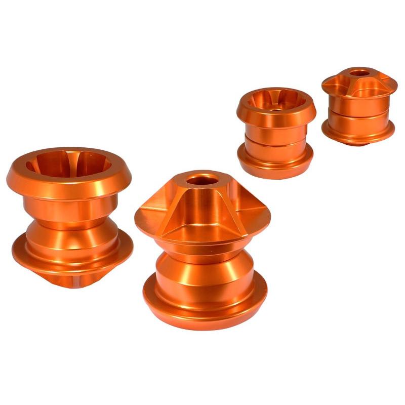 aFe Control PFADT Series Subframe Mount Set; Chevrolet Camaro 10-14 - Orange-SR1 Performance
