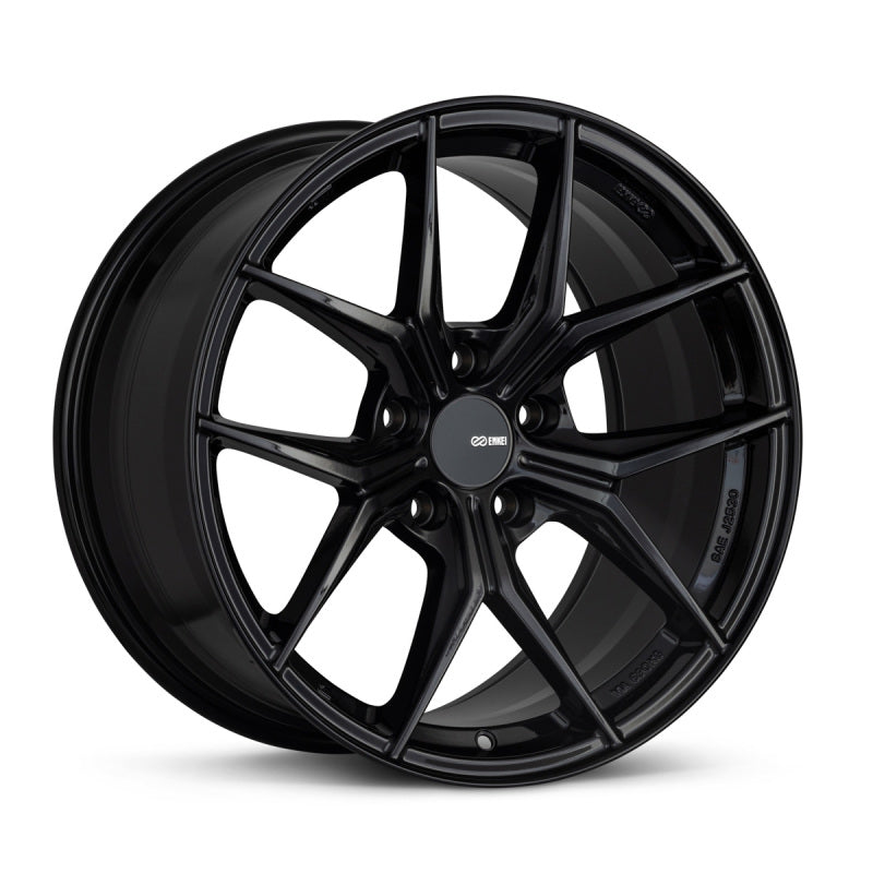 Enkei TSR-X 18x8.5 45mm Offset 5x100 BK 72.6mm Bore Gloss Black-SR1 Performance