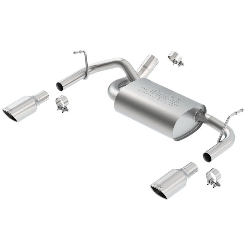 Borla 12-16 Jeep Wrangler 3.6L AT/MT 4WD Single Split Rr Exit Touring Exhaust (rear section only)-SR1 Performance