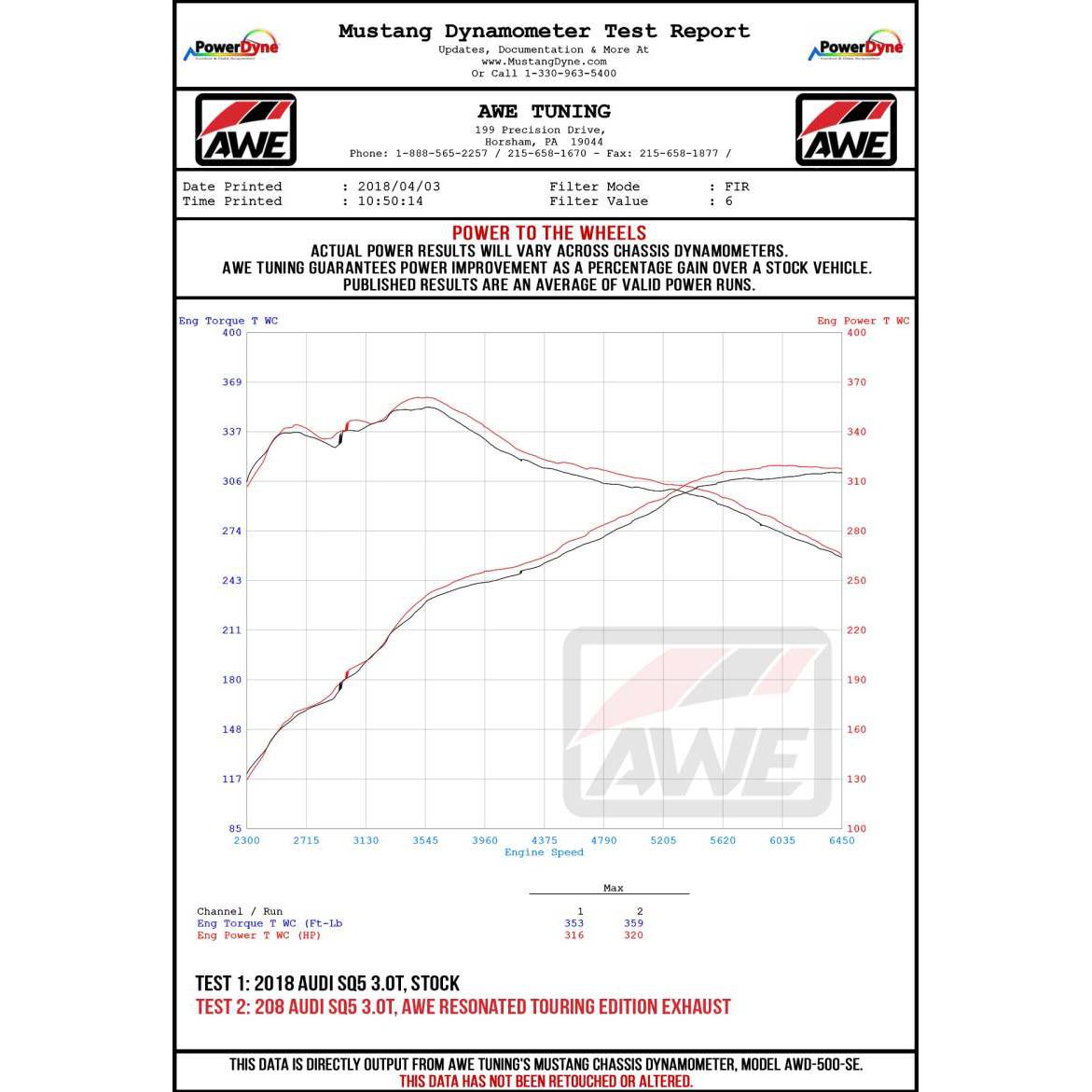 AWE Tuning Audi B9 SQ5 Non-Resonated Touring Edition Cat-Back Exhaust - No Tips (Turn Downs)-SR1 Performance