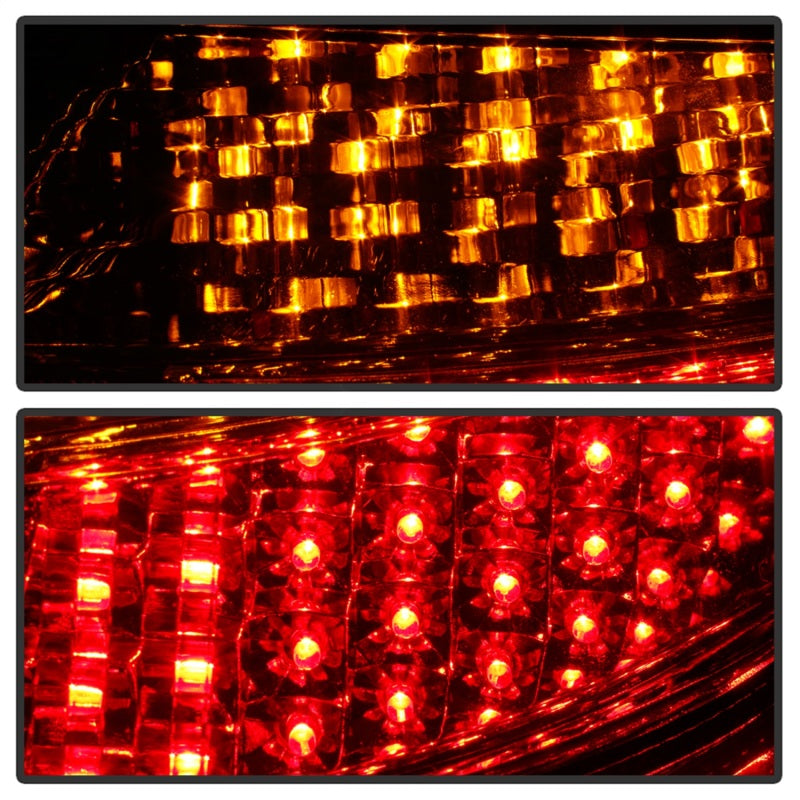 Xtune Porsche 911 996 ( Non 4S. Turbo. GT3 ) 99-04 LED Tail Lights Red Clear ALT-ON-P99699-LED-RC-SR1 Performance