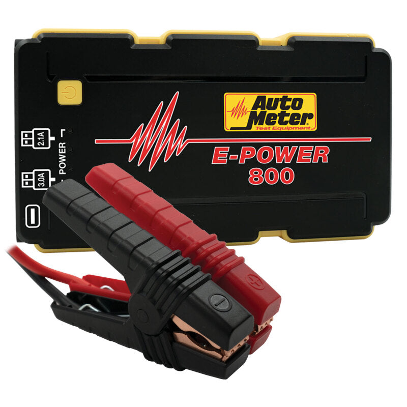 Autometer Jump Starter 12V Emergency Battery Pack 800A Peak/2220 MAH-SR1 Performance