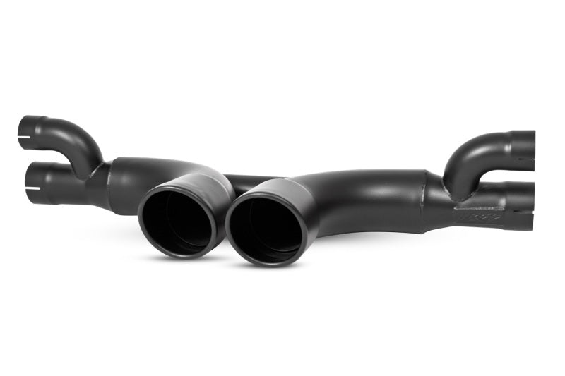 MBRP 14-19 Porsche GT3/GT3RS 3in Center Muffler Bypass 4in Tips - Black Coated-SR1 Performance