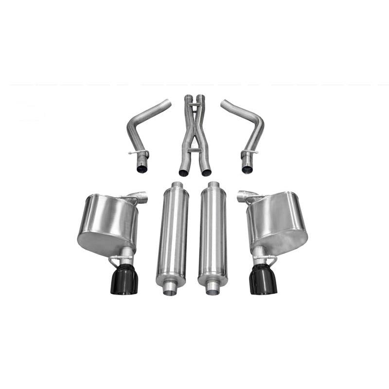 Corsa 2011-2014 Chrysler 300 R/T 5.7L V8 Black Xtreme Cat-Back Exhaust-SR1 Performance