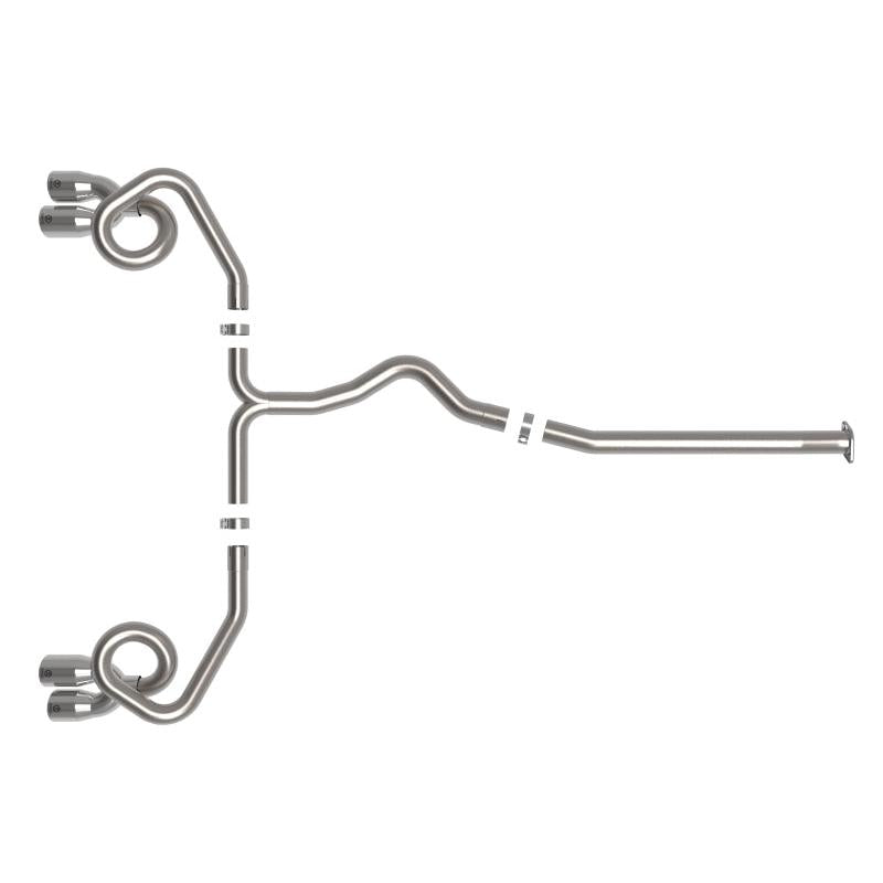 aFe POWER Takeda 3in to 2-1/2in 304 SS Cat-Back Exhaust w/ Polished Tips 22-23 Subaru WRX H4-2.4L(t)-SR1 Performance