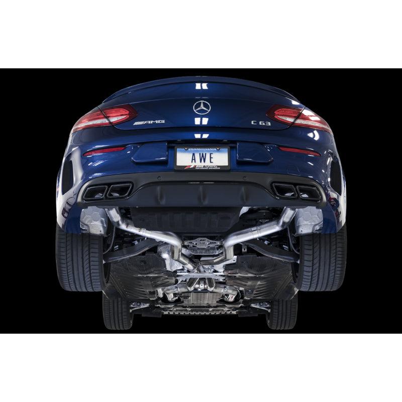AWE Tuning Mercedes-Benz W205 AMG C63/S Sedan Track Edition Exhaust System (no tips)-SR1 Performance