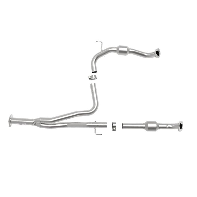 aFe Power Twisted Steel Y-Pipe w/ Cat SS 16-20 Toyota Tacoma V6 3.5L (4WD Only)-SR1 Performance