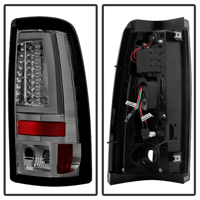 Spyder Chevy Silverado 1500/2500 03-06 Version 2 LED Tail Lights - Smoke ALT-YD-CS03V2-LED-SM-SR1 Performance