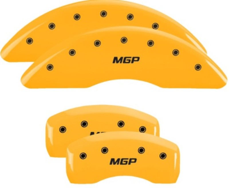 MGP 4 Caliper Covers for Kia Sportage 2018-2021 * Yellow Finish with Black Engraving