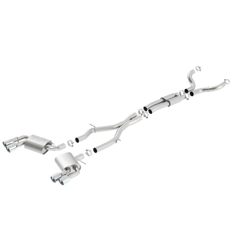Borla 16-17 Camaro SS 6.2L Dual Tip Dual Split Rear Exit Dual Mode Catback Exhaust (NPP)-SR1 Performance