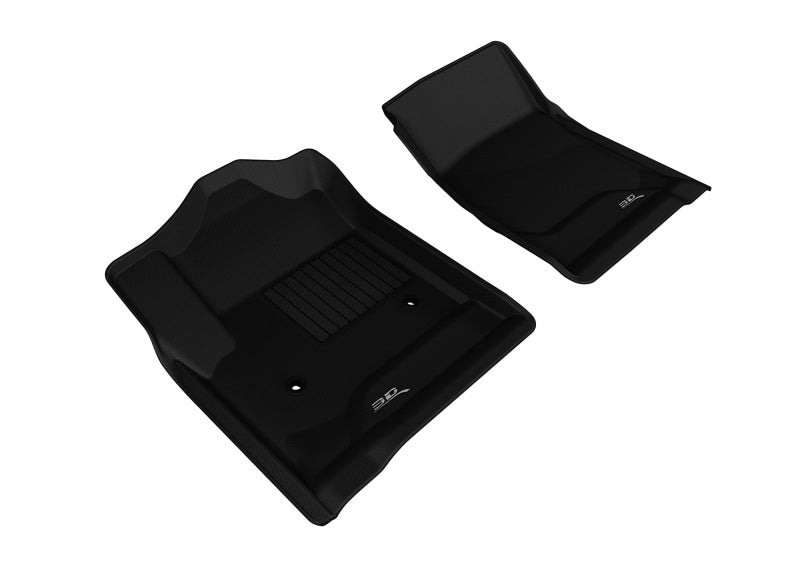 3D Maxpider 14-18 GMC Sierra 1500 / 2500Hd / 3500Hd Regular Cab Kagu Black R1 (Single Row Set)-SR1 Performance