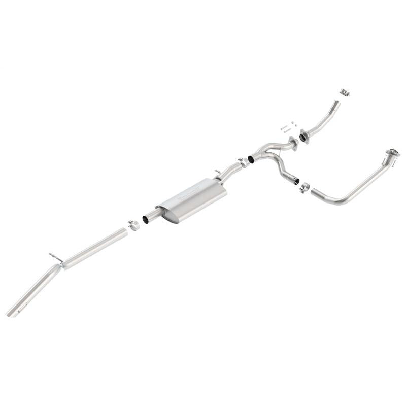Borla 12-15 Jeep Wrangler 3.6L V6 Auto/Manual Trans Turndown Tip Dual Left Rear Exit Exhaust-SR1 Performance