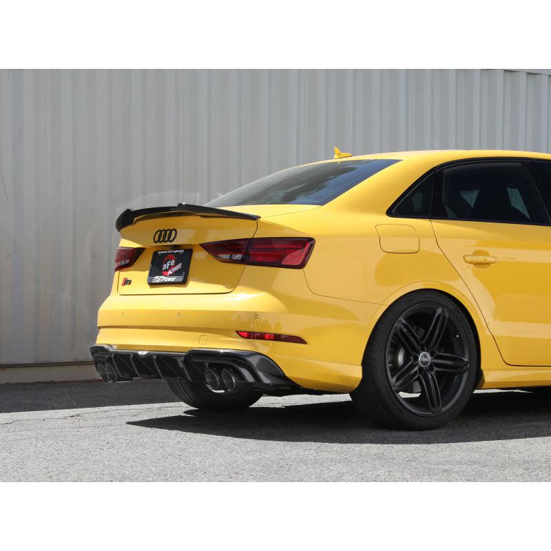 aFe MACHForce XP 3in-2.5in 304SS Exhaust Cat-Back 15-20 Audi S3 L4-2.0L (t) - Carbon Tips-SR1 Performance