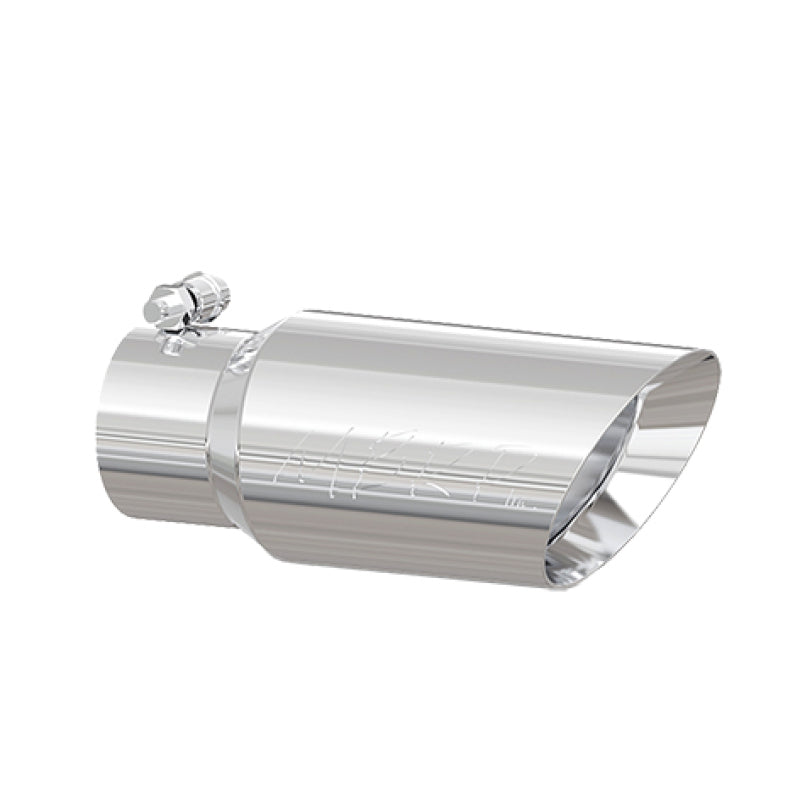 MBRP Universal Tip 4in OD 3in Inlet 10in Length Dual Wall Angled End T304-SR1 Performance