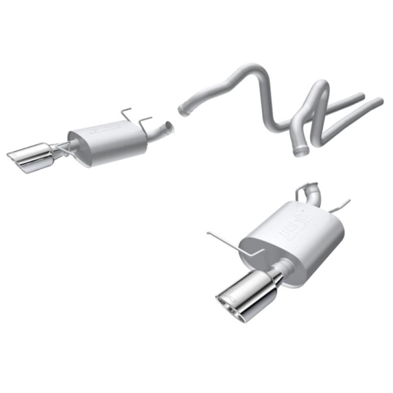 Borla 2011 Ford Mustang 3.7L 6cyl 6spd RWD SS S-Type Catback Exhaust-SR1 Performance