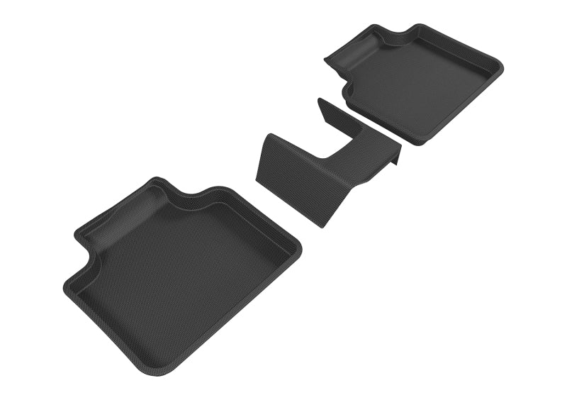 3D MAXpider 2016-2020 BMW X1/X2 F48/F39 Kagu 2nd Row Floormats - Black-SR1 Performance