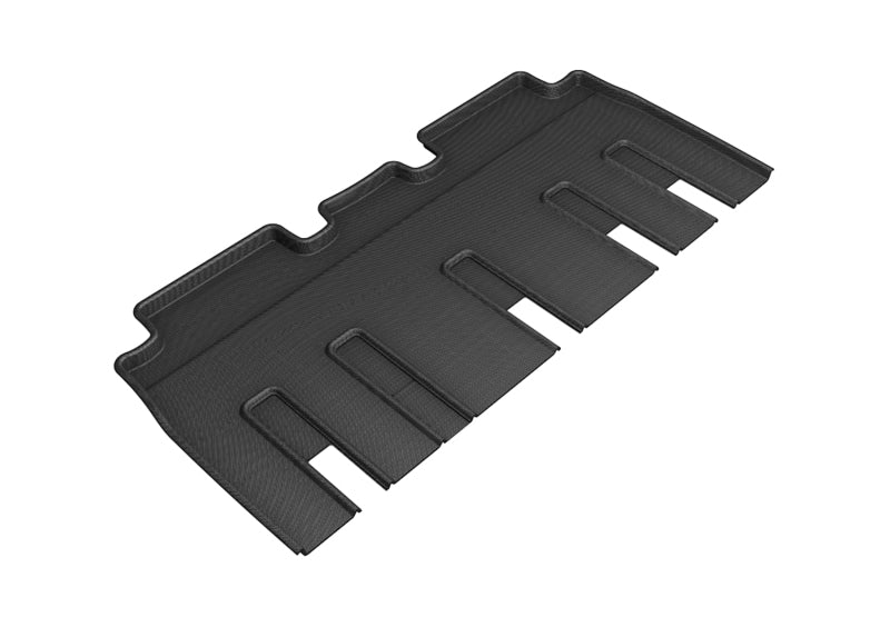 3D MAXpider 2017-2020 Tesla Model X Folding 7-Seats Kagu 2nd Row Floormats - Black-SR1 Performance
