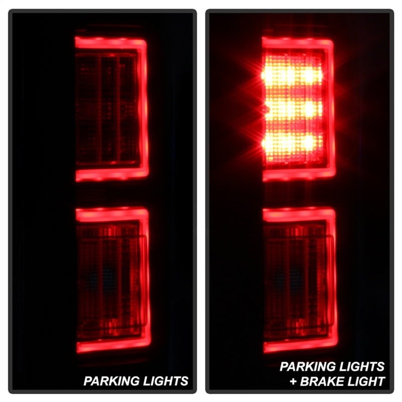 Spyder Ford F150 2015-2017 Light Bar LED Tail Lights - Black Smoke ALT-YD-FF15015-LBLED-BSM-SR1 Performance