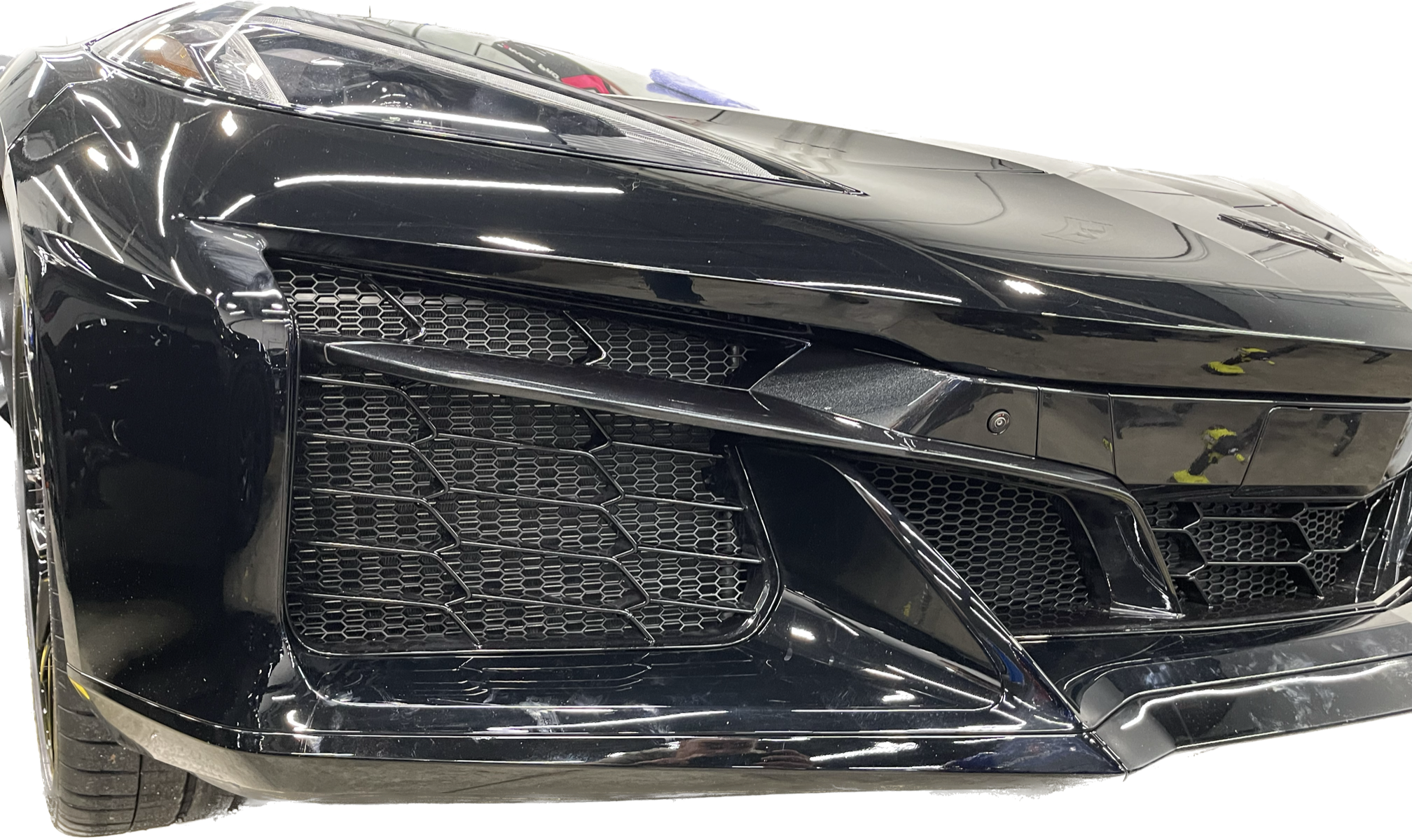 C8 Z06, ZR-1 and E-Ray Corvette 2023-2026 ABS HEXAGON Radiator Grill Screen