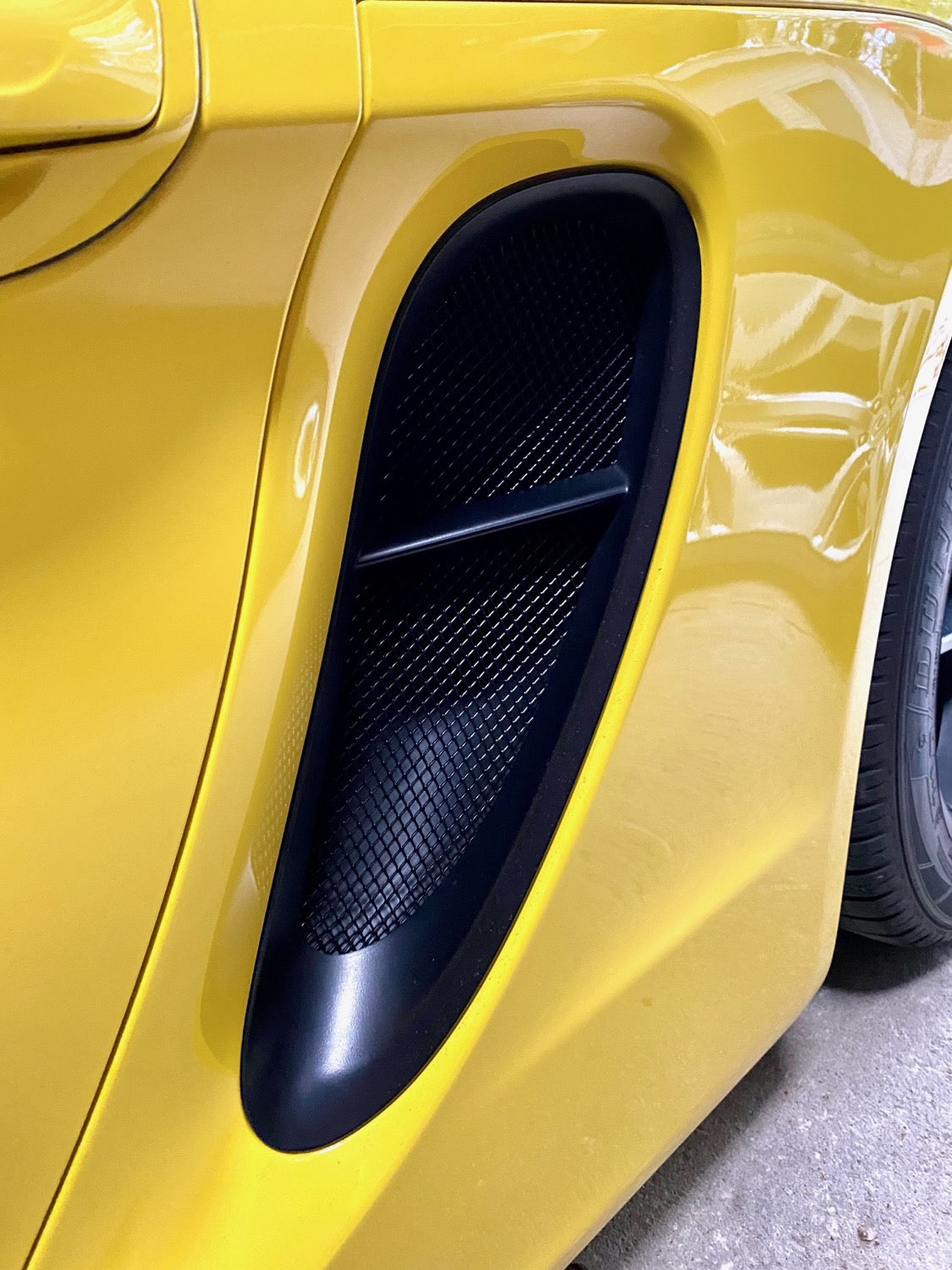 Porsche 981 Cayman and Boxster Side Intake Mesh Grilles