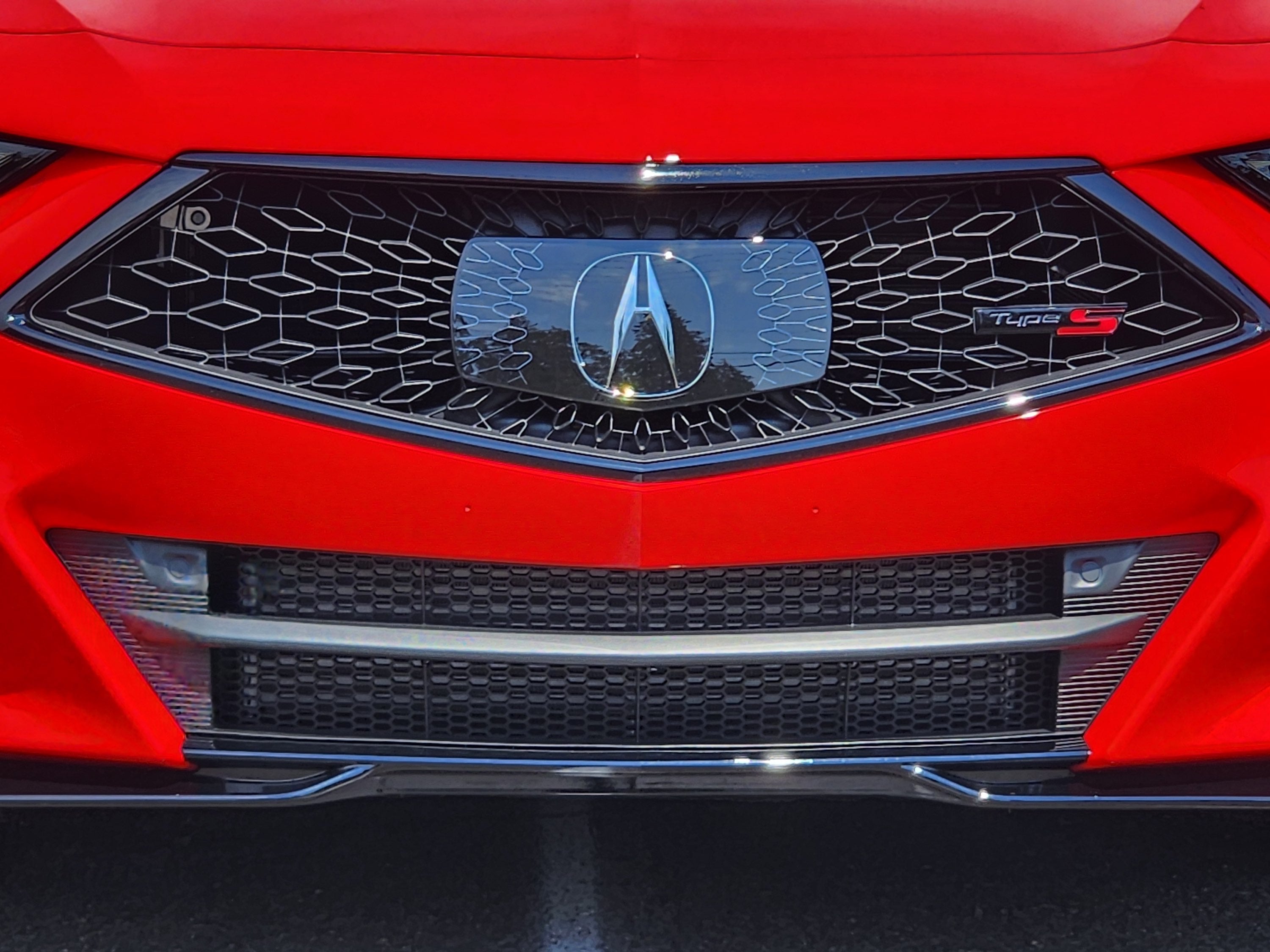 2021+ Front Intercooler Mesh Grilles for Acura TLX Base, A-Spec, and Type S
