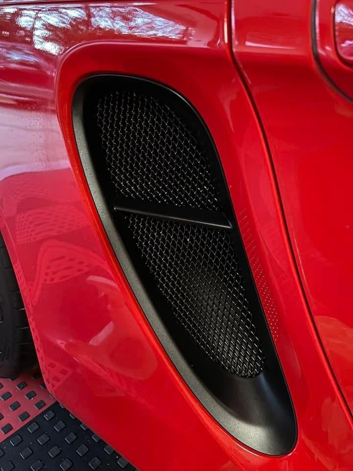 Porsche 981 Cayman and Boxster Side Intake Mesh Grilles