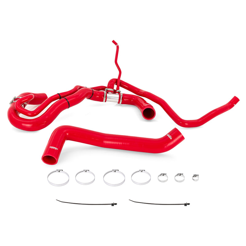 Mishimoto 17-19 Chevrolet Duramax 6.6L L5P Red Silicone Radiator Hose Kit-SR1 Performance