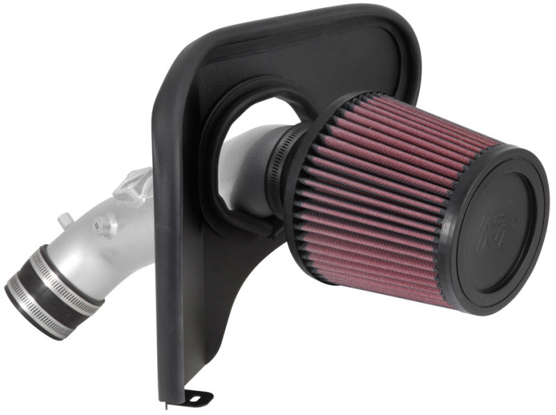 K&N 2013-14 Honda Accord 2.4L L4 69 Series Typhoon Air Intake System - Silver Cold Air Intake Kit-SR1 Performance