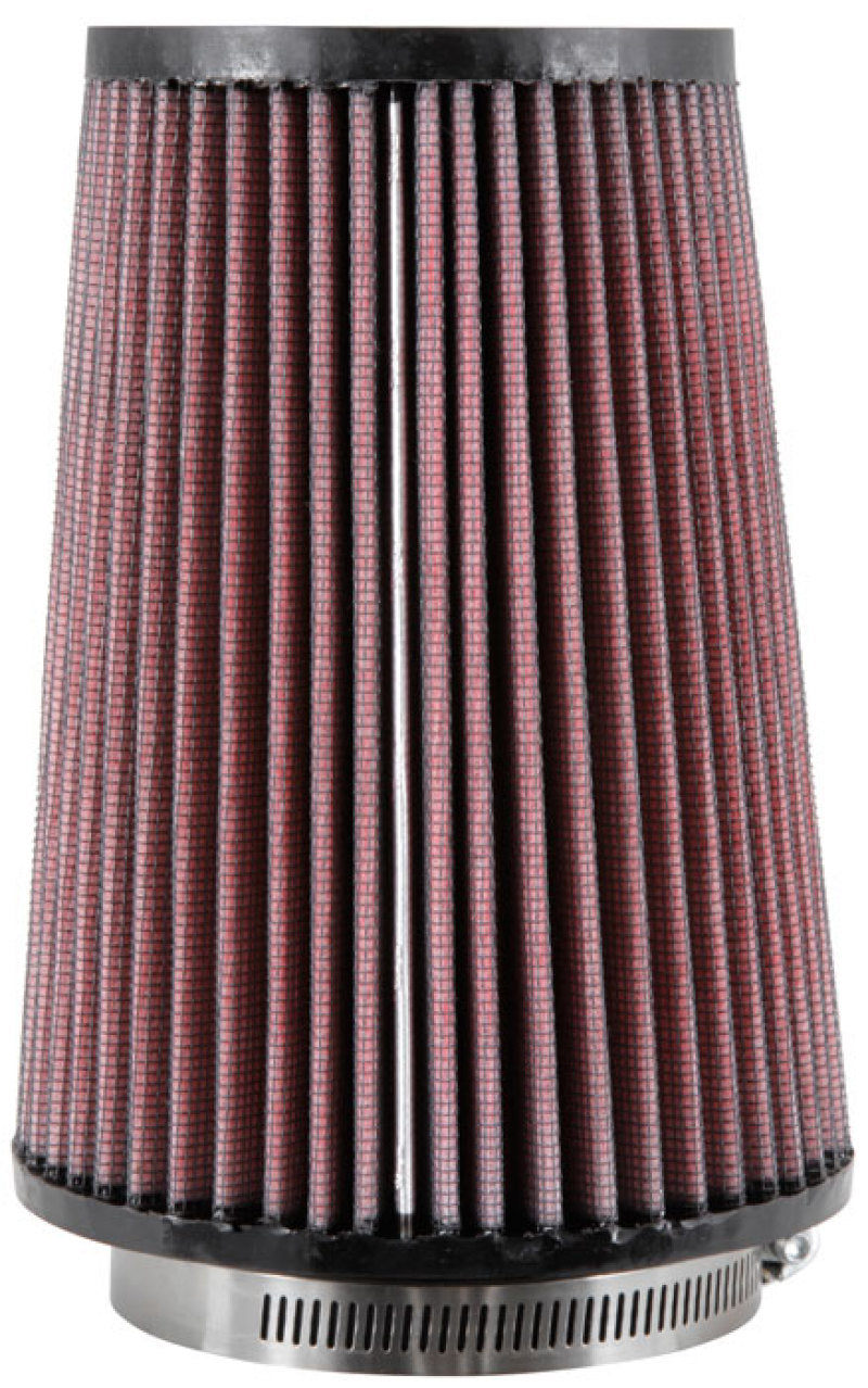 K&N Universal Rubber Filter Round Tprd 3.313in Flange ID x 4.75in Base OD x 3.5in Top OD x 6.5in H-SR1 Performance