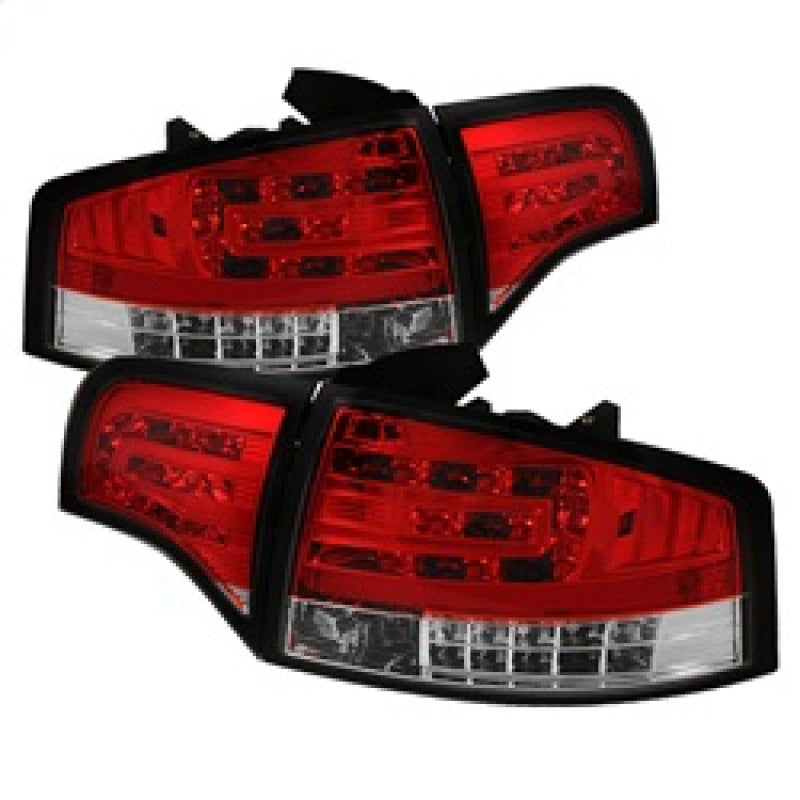 Spyder Audi A4 4Dr 06-08 LED Tail Lights Red Clear ALT-YD-AA406-G2-LED-RC-SR1 Performance