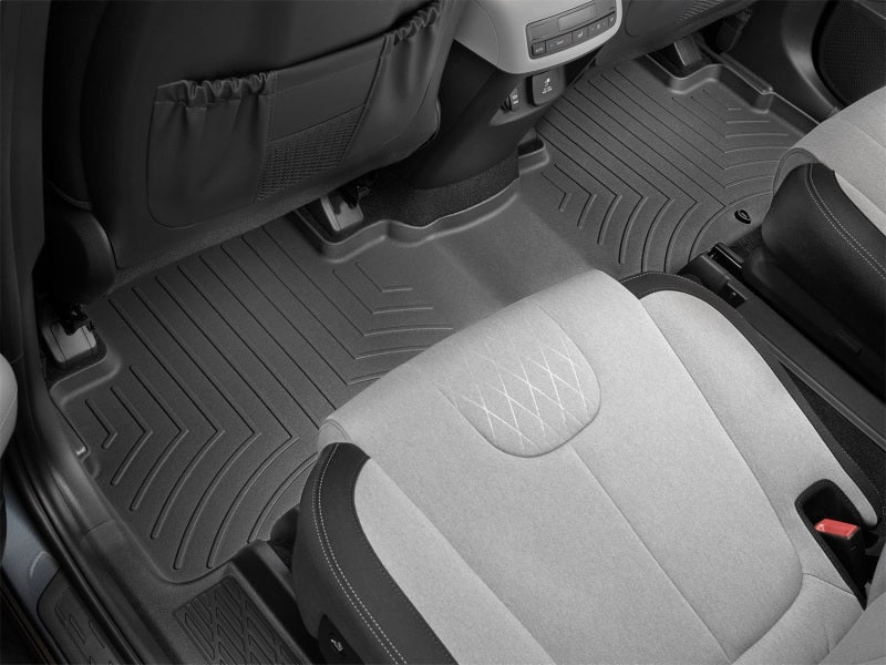 WeatherTech DigitalFit Rear FloorLiner for Hyundai Palisade 2020-2022 - Black
