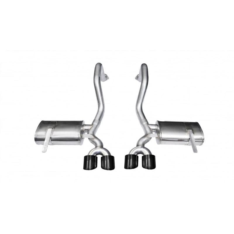 Corsa 1997-2004 Chevrolet Corvette C5 Z06 5.7L V8 Black Xtreme Axle-Back Exhaust-SR1 Performance
