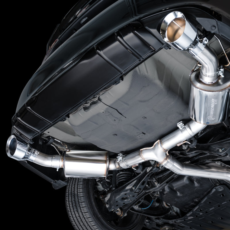 AWE Tuning 22+ Honda Civic Si/Acura Integra Touring Edition Catback Exhaust - Dual Chrome Silver Tip-SR1 Performance