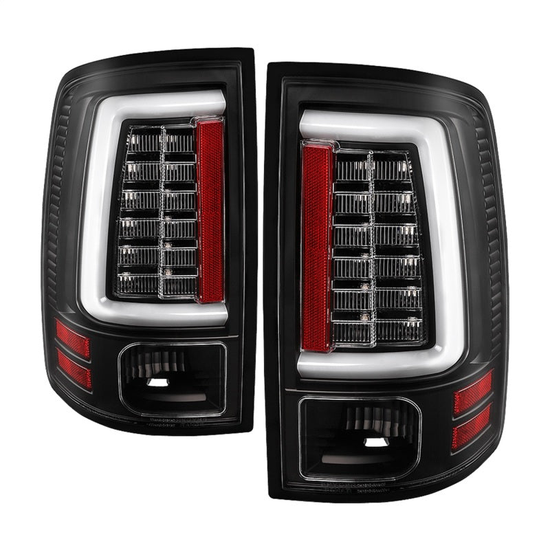Spyder Dodge Ram 09-18 LED Tail Lights - All Black ALT-YD-DRAM09V2-LED-BKV2 (Incandescent Only)-SR1 Performance