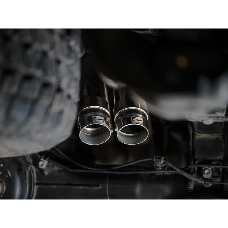AWE 2016-2022 Toyota Tacoma 0FG Exhaust with BashGuard - No Tips-SR1 Performance