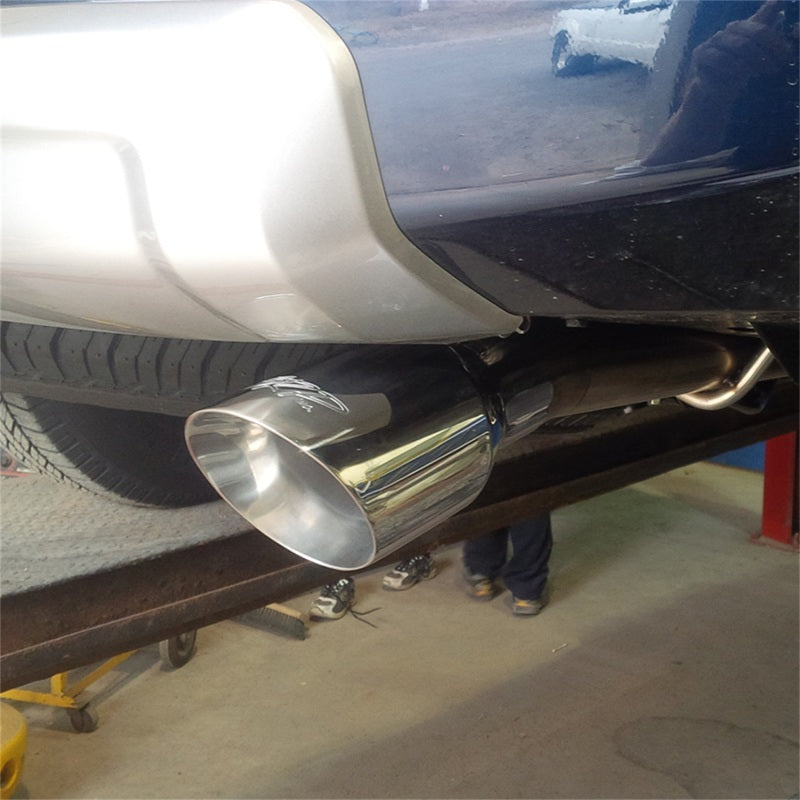 MBRP 10-18 Toyota 4 Runner AL 4in O.D Tip Single Rear Exit 2.5in Cat Back Exhaust-SR1 Performance