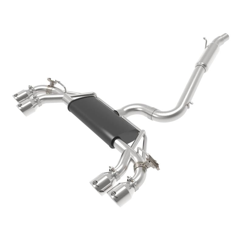 afe POWER MACH Force-Xp 15-19 Volkswagen Golf R L4-2.0L(T) 304 SS Cat-Back Exhaust System - Polished-SR1 Performance