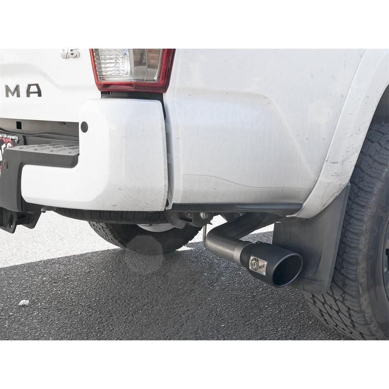 aFe MACH Force-Xp 2-1/2in 304 SS Cat-Back Exhaust w/Black Tips 2016+ Toyota Tacoma L4-2.7L / V6-3.5L-SR1 Performance