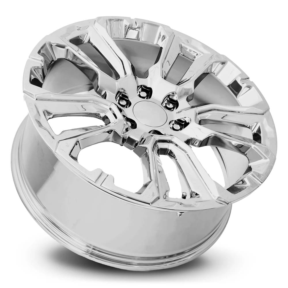 FR 201 – GM 5 SPOKE REPLICA WHEEL-Chrome 22x9 6x5.5 + 28 HB 78.1