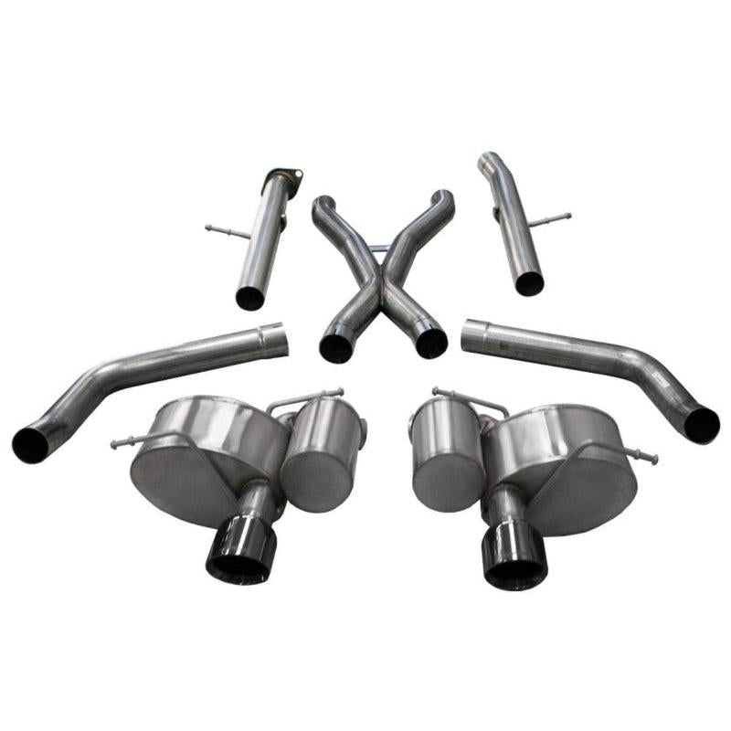 Corsa 2012-21 Jeep Grand Cherokee SRT 2.75in Dual Rear Xtreme Cat-Back Exhaust - Black PVD TipFinish-SR1 Performance