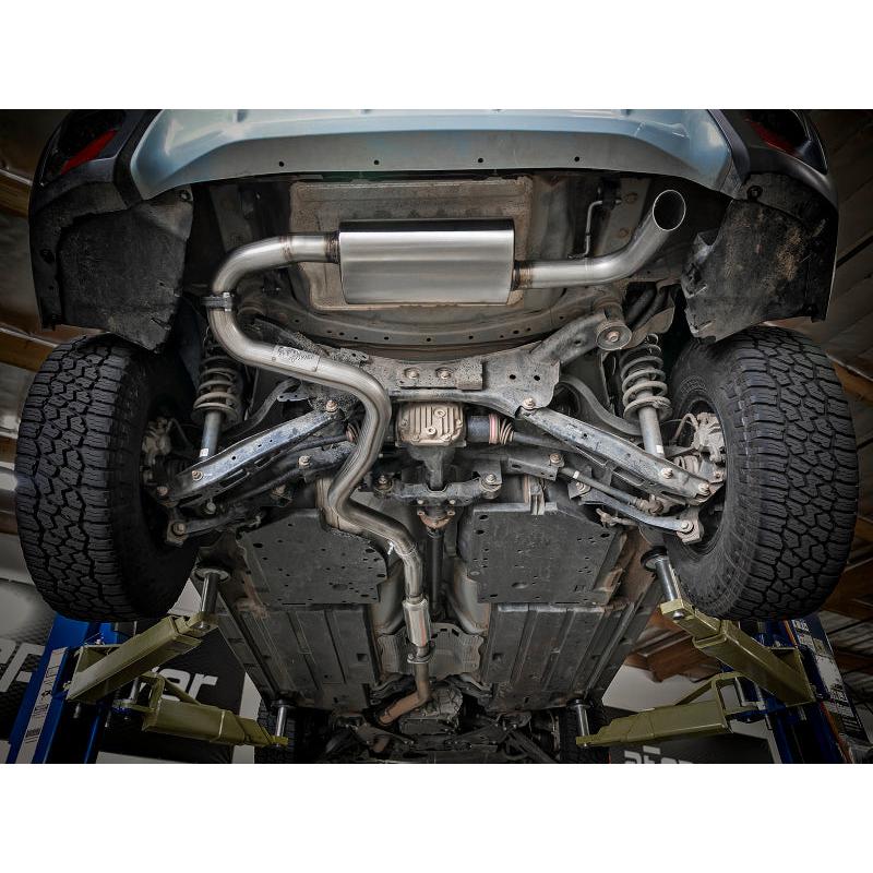 aFe POWER Takeda 2.5in 304 SS Cat-Back Exhaust System Subaru Crosstrek 18-19 H4-2.0L-SR1 Performance