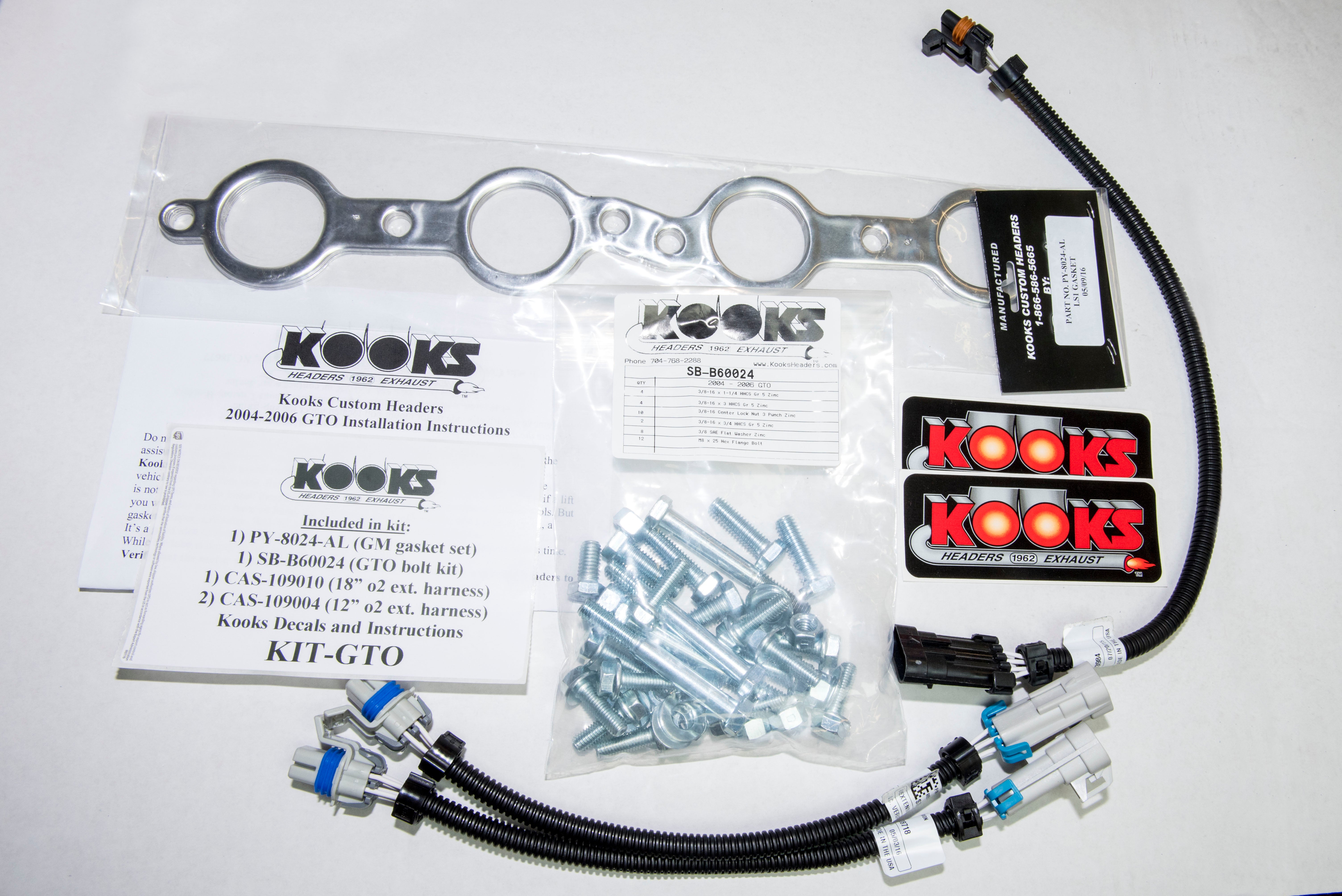 1-7/8" Stainless Headers. 2004-2006 Pontiac GTO.