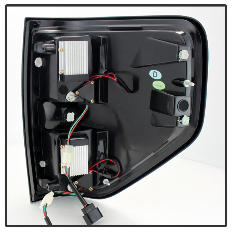 Spyder Ford F150 09-14 LED Tail Lights Black ALT-YD-FF15009-LED-BK-SR1 Performance