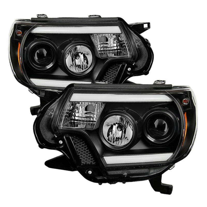 Spyder Toyota Tacoma 12-15 Projector Headlights Light Bar DRL Black PRO-YD-TT12-LBDRL-BK-SR1 Performance