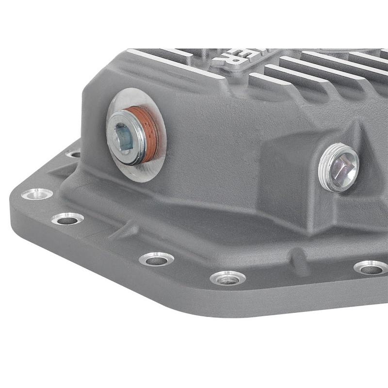 aFe Power Street Ser Rear Diff Cover Raw w/Mach Fin 2017 Ford Diesel Trucks V8-6.7L(td) Dana M275-14-SR1 Performance