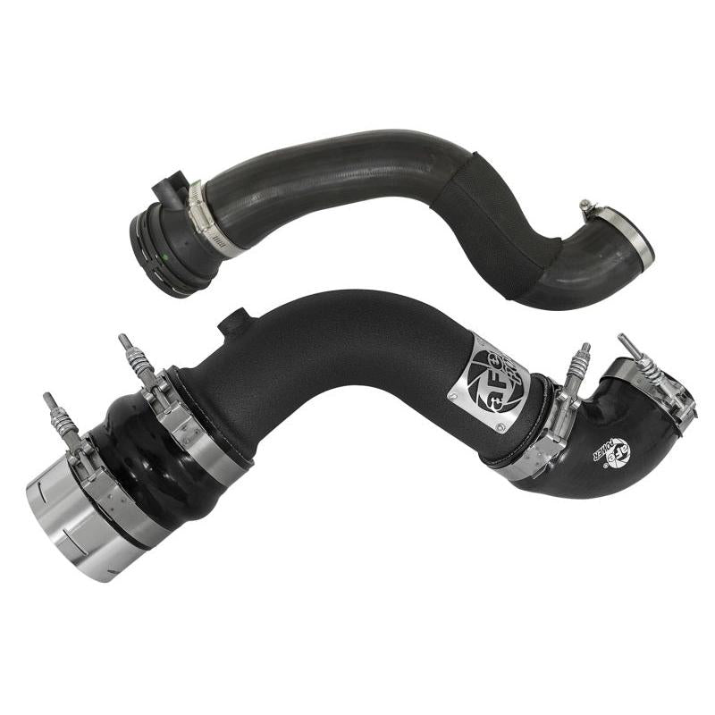 aFe Bladerunner 3in Hot and Cold Side Black Intercooler Tubes 2017 Ford Diesel Trucks V8 6.7L (td)-SR1 Performance