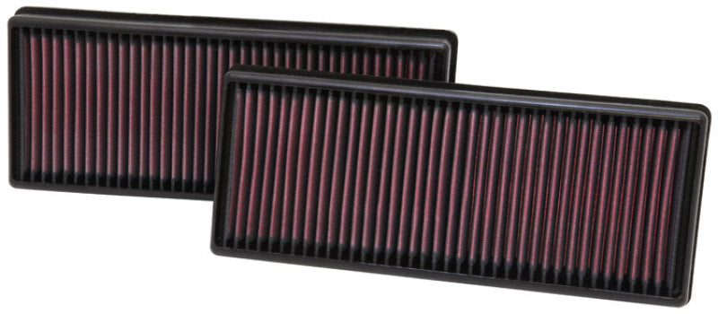 K&N Replacement Air Filter 12.563in O/S Length x 5.25in O/S Width x 1.625in H (Inc 2 Filters)-SR1 Performance